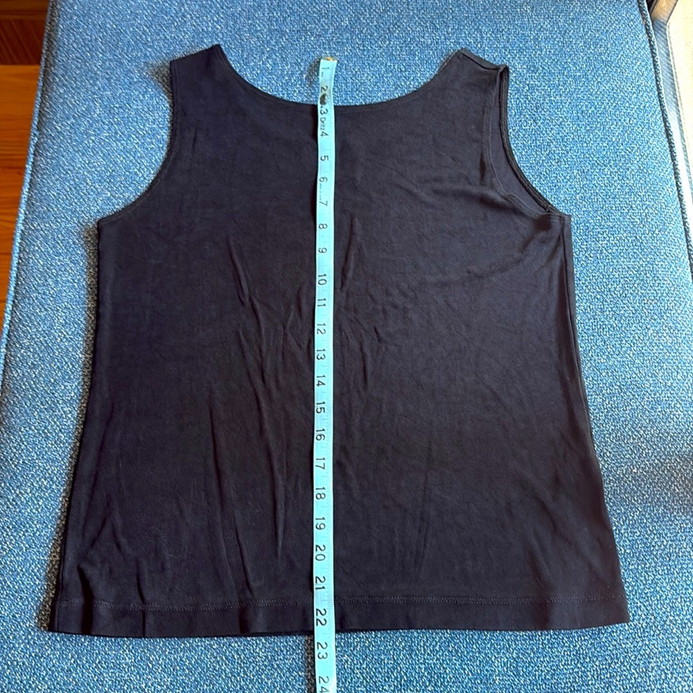 CHICO'S: Travelers Convertible Tank, Size 1, Black - Picture 4 of 6